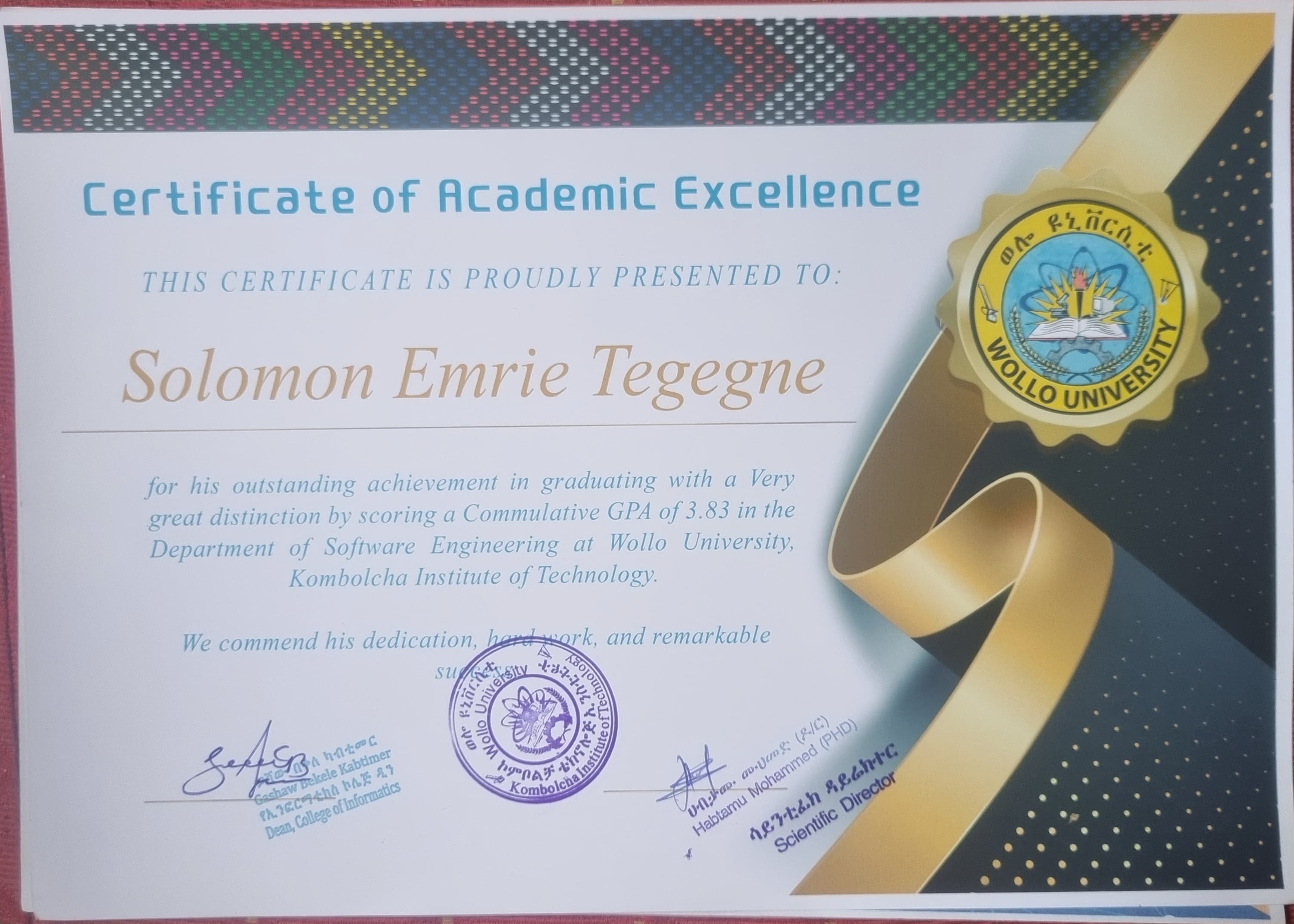 Software Engineering Graduation Certificate